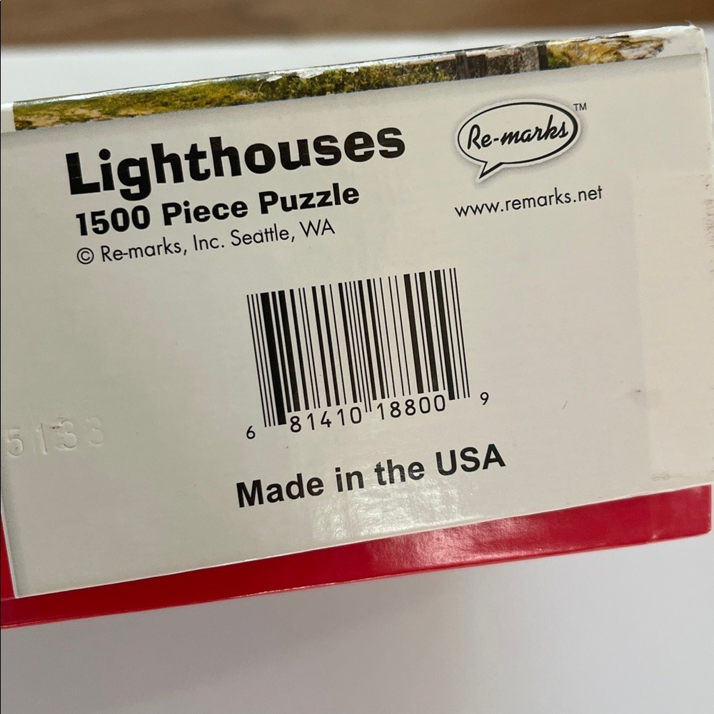 Re-Marks Lighthouse Puzzle 1500 Pieces - Picture 2 of 6